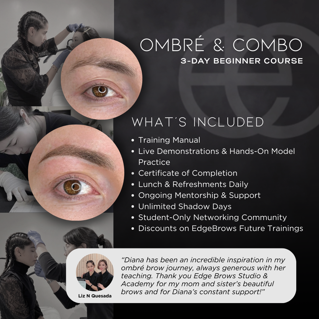 Ombre & Combo Brow Training (3-Day Beginner Course)