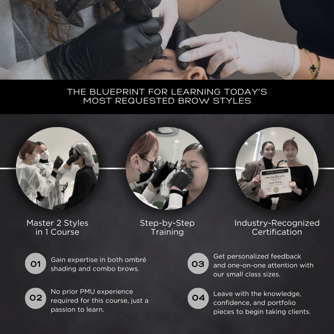 Ombre & Combo Brow Training (3-Day Beginner Course)